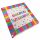 Boldog szülinapot színes csillagos papír szalvéta 25db-os