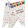 Boldog szülinapot színes csillagos papír zászlófüzér 3 m