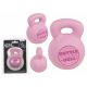 Kettlebell formájú stresszlabda PINK