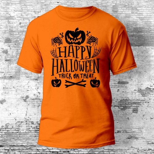 Happy Halloween Trick or Treat póló több színben