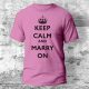 Keep Calm And Marry On póló lánybúcsúra több színben