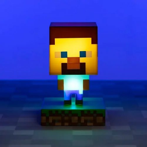 Minecraft Steve 3d ikon hangulatvilágítás