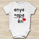 Anya+apa=én baba body