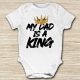 My dad is a king apás baba body